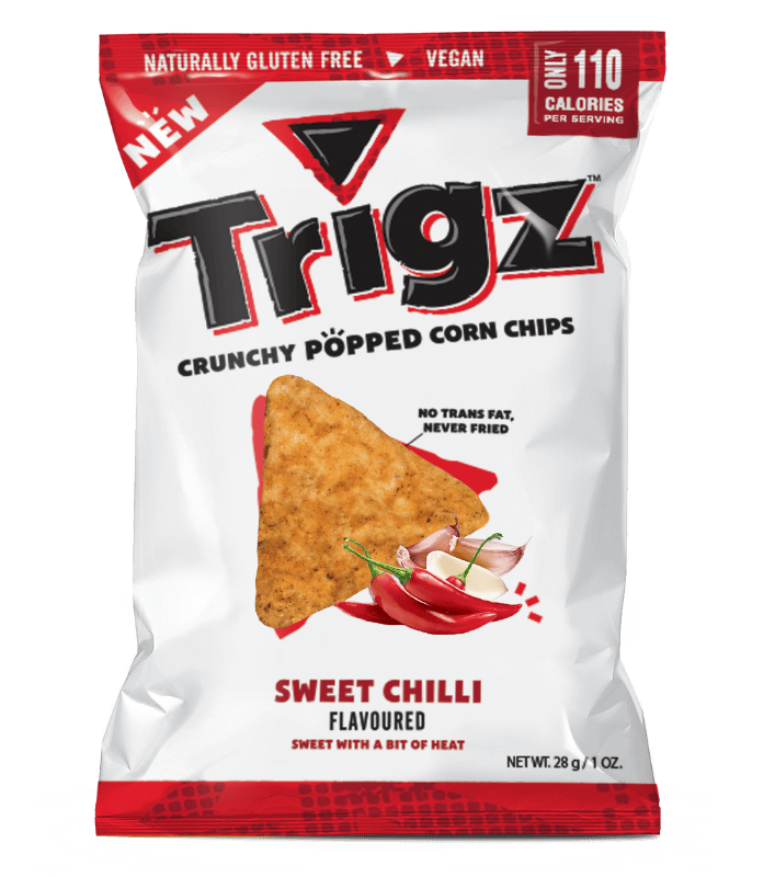 Trigz Sweet Chilli Crunchy Popped Chips (24 x 28g)